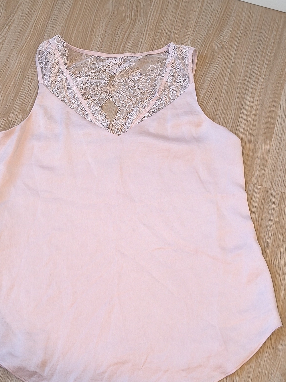 Express Pink Lace Yoke Camisole